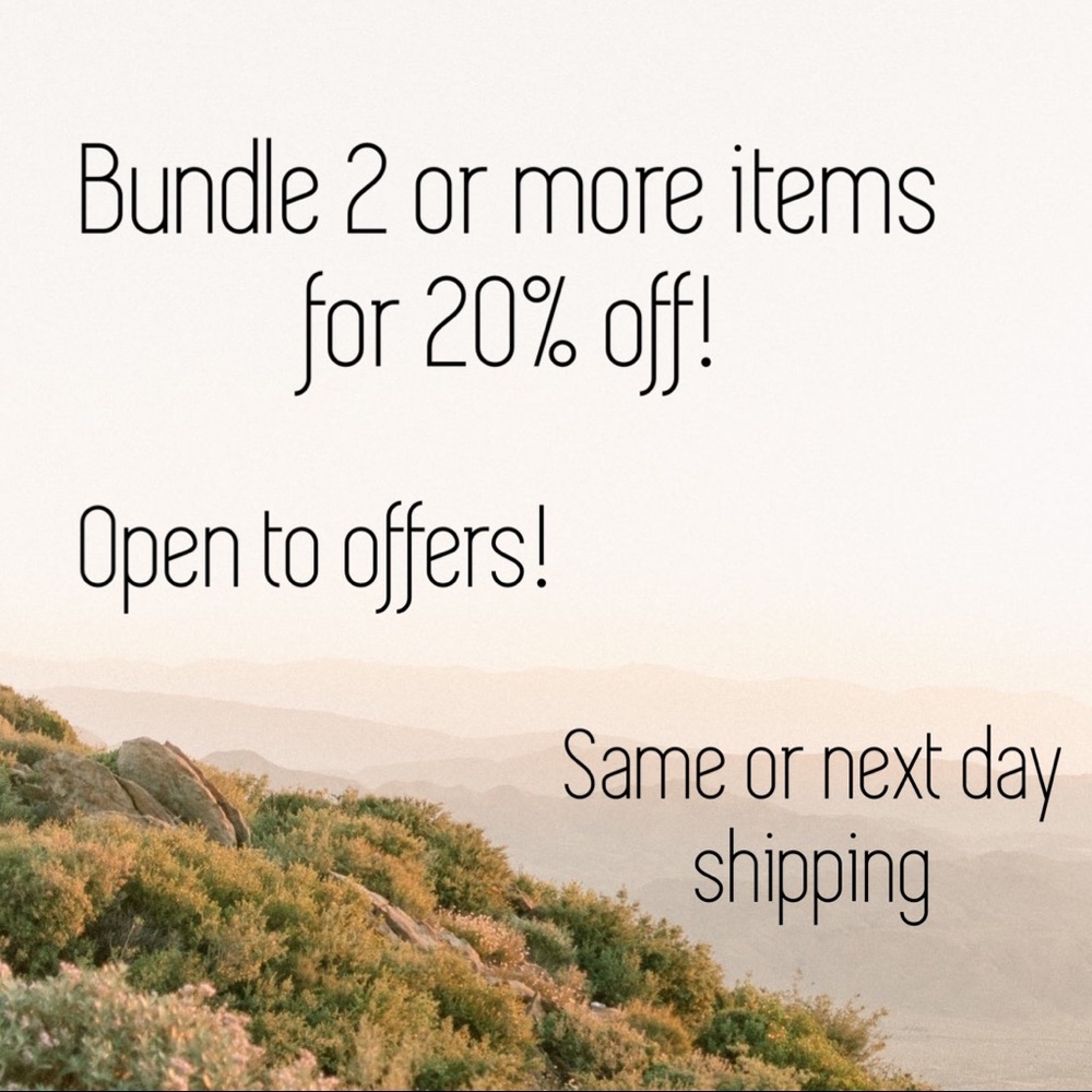 Bundle and save! I love offers!
